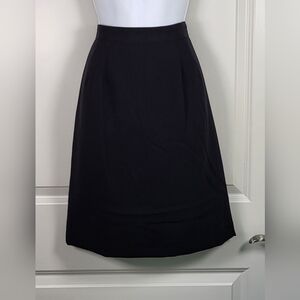 Vintage PETITE SOPHISTICATE Short Pencil Wool Skirt - Size 10